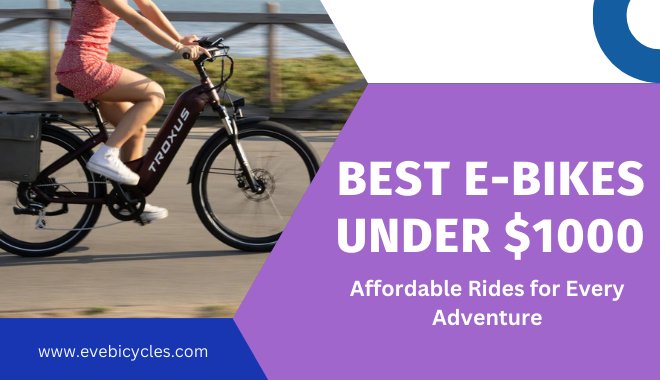 Best E-Bikes Under $1000